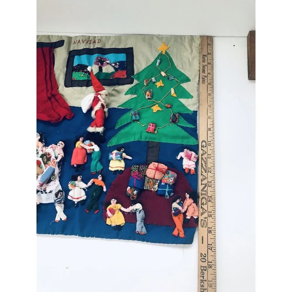 Peru Christmas Navidad‎ Fabric 3D Wall Hanging Culturas Del Sol